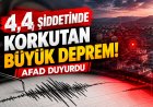 4,4 Şiddetinde Korkutan Büyük Deprem! AFAD Duyurdu