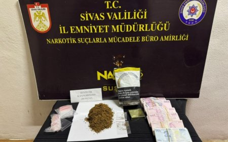 Suşehri’nde uyuşturucu operasyonu: 107 gram madde ele geçirildi