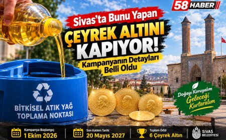 Sivas’ta Bunu Yapan Çeyrek Altını Kapıyor! Kampanyanın Detayları Belli Oldu