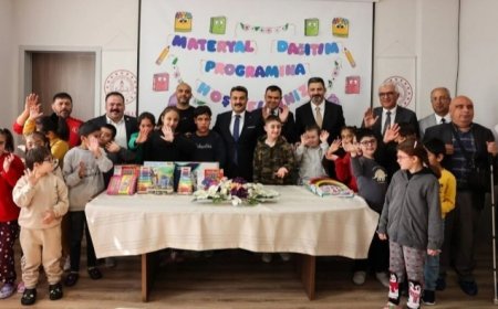 Özel Çocukların Yüzünü Güldüren Destek: 339 Materyal Dağıtıldı