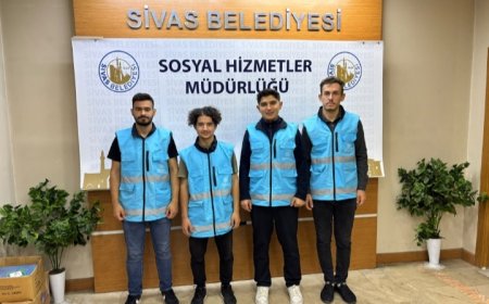 Sivas’ta Gönüllü Gençlerden İhtiyaç Sahibi Ailelere Anlamlı Destek