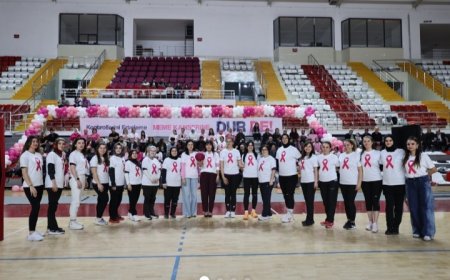 Sivas’ta Meme Kanseri Farkındalığı İçin Voleybol Turnuvası Düzenlendi