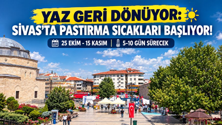 Sivas’ta Pastırma Sıcakları Başlıyor! Tarih Belli Oldu