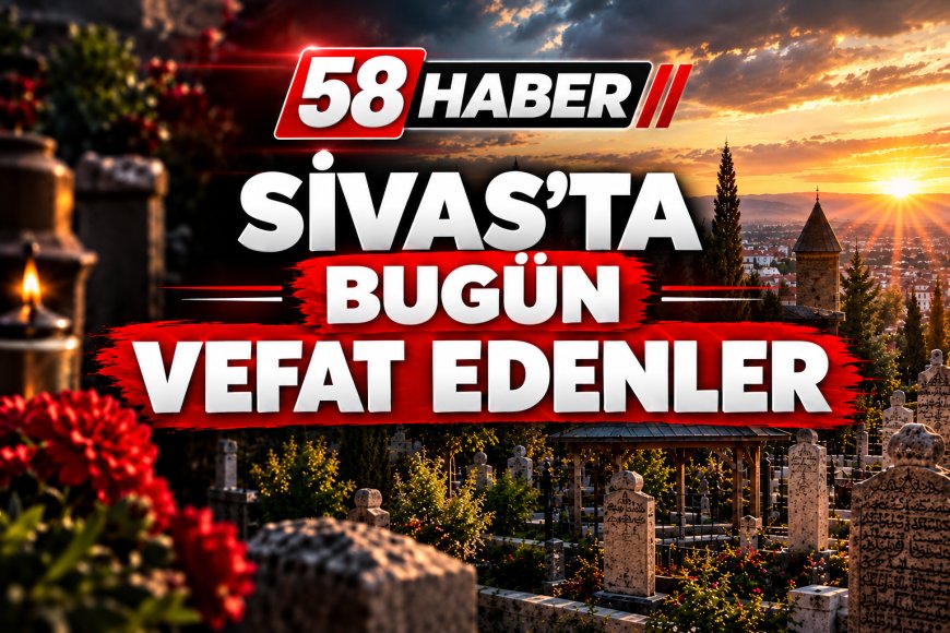 Sivas Bugün Vefat Edenler 9 Ekim 2026 Cuma