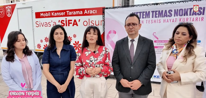 Sivas’ta Kadınlara Ücretsiz Mamografi Desteği! Şifa Projesi Devrede
